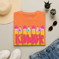 Kindergarten Graphic T-Shirt — Colorful Pencil Back-to-School Tee