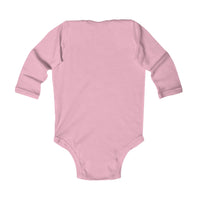 Baby Onesie, MSU Bulldogs Starkville Pink Athletic College Football SEC, Infant Long Sleeve Bodysuit, Girly Rabbit Skins, Cute MS State