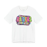 'Raiders' Colorful Graffiti Bella Canvas Unisex T-Shirt