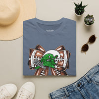 'Green Wave' Glitter Bow Gildan Soft-style T-shirt