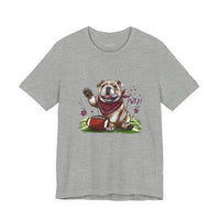Cute Bella Canvas Vintage Bulldog Pride Football T-shirt, Unisex Short Sleeve Shirt, Athletics, Sports Fan Shirt, Starkville MS