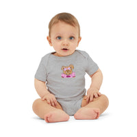 Bella Canvas Infant Bodysuit, Preppy Mascot baby onesie, Girly Bulldog, MSU Bulldogs outfit, College Football, SEC