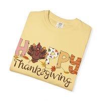Comfort Colors Unisex Happy Thanksgiving T-Shirt