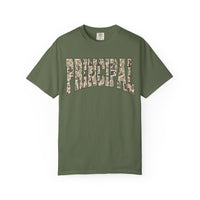 'Principal' Camo Graphic Comfort Colors T-Shirt