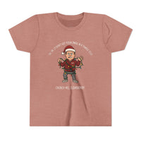 Festive Youth Tee, Holiday Shirt, Christmas Tee, Kids Graphic Tee, Fun Holiday Apparel, Santa Humor Shirt