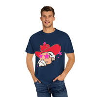 Preppy Mascot, Ole Miss Rebels, Colonol Reb Comfort Colors Garment Dyed Unisex Tee, College Football t-shirt