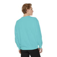 Neon Thanksgiving Turkey Comfort Colors Unisex Crewneck Sweatshirt