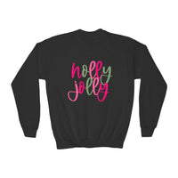 'Holly Jolly' Gildan Youth Crewneck Sweatshirt
