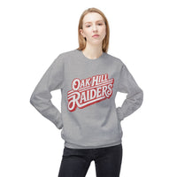 'Oak Hill Raiders' Crewneck Sweatshirt — Vintage Retro School Spirit Pullover