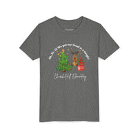 'We Got Our Tinsel in a Tangle' Church Hill Elementary Bella Canvas Youth T-shirt