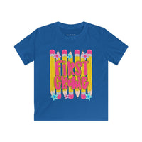 First Grade Kids T‑Shirt — Pencil Back-to-School Tee