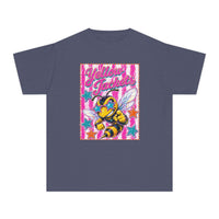Yellow Jackets Pink Stars and Stripes Comfort Colors Youth T-shirt
