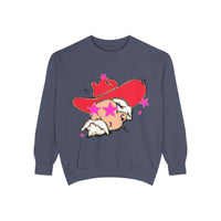 Preppy Mascot, Ole Miss Rebels, Colonel Reb Comfort Colors Garment Dyed Unisex Sweatshirt, College Football, SEC outfit