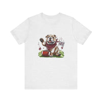 Vintage Bulldog Pride Football Bella Canvas Unisex T-shirt