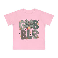 Baby T-Shirt, Bella Canvas Girl Camo Gobble Turkey Thanksgiving Fall Tee, Infant Top, Toddler Shirt, Kids Clothing, Children Apparel