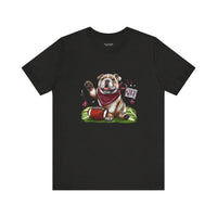 Vintage Bulldog Pride Football Bella Canvas Unisex T-shirt