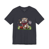 Vintage Bulldog Pride Football Bella Canvas Unisex T-shirt