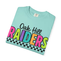 'Oak Hill Raiders' Neon Retro Comfort Colors T-Shirt