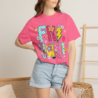 Fri-Yay Fizzy Pop Cartoon Letters Comfort Colors T-Shirt