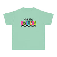 Neon Retro 'Oak Hill Raiders' Youth Comfort Colors T-shirt