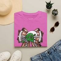 'Green Wave' Glitter Bow Gildan Soft-style T-shirt