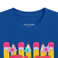 First Grade Kids T‑Shirt — Pencil Back-to-School Tee