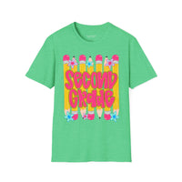 Second Grade T-Shirt — Cute Pencil School Tee for Teachers
