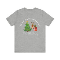 Churchill Elementary Tinsel in Tangle Christmas Shirt, Bella Canvas Unisex Tee - Holiday Xmas Gift Apparel, Festive School Spirit Outfit,