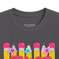 First Grade Kids T‑Shirt — Pencil Back-to-School Tee