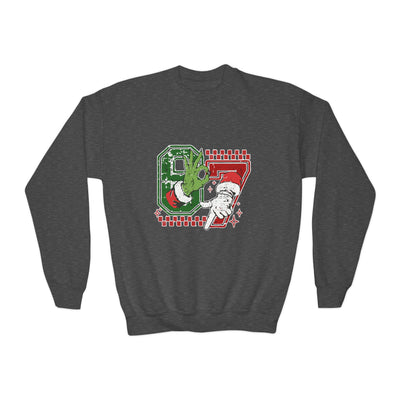 Six Seven Grinch Christmas Youth Sweatshirt
