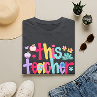 'This Teacher Prays' Gildan Soft-style T-shirt