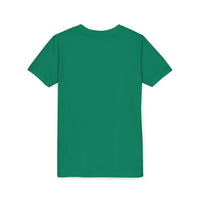 Colorful Leopard 'Green Wave' Youth Bella Canvas T-shirt