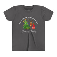 'We Got Our Tinsel in a Tangle' Church Hill Elementary Bella Canvas Youth T-shirt