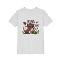 Bella Canvas Youth Vintage Bulldog Pride Football t-shirt, MSU Bulldogs, Starkville MS, Athletics, College Football, Bulldog Pride