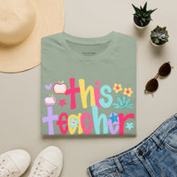 'This Teacher Prays' Gildan Soft-style T-shirt