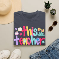 'This Teacher Prays' Gildan Soft-style T-shirt