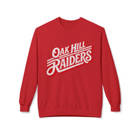 'Oak Hill Raiders' Crewneck Sweatshirt — Vintage Retro School Spirit Pullover