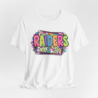'Raiders' Colorful Graffiti Bella Canvas Unisex T-Shirt
