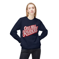 'Oak Hill Raiders' Crewneck Sweatshirt — Vintage Retro School Spirit Pullover