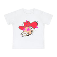 Bella Canvas Infant Tee, Preppy Mascot, Colonel Reb baby girl T-shirt, Ole Miss Rebels, College Football, SEC
