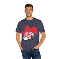 Preppy Mascot, Ole Miss Rebels, Colonol Reb Comfort Colors Garment Dyed Unisex Tee, College Football t-shirt