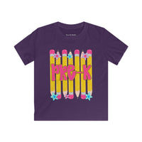 Kids Tee — Pink Pencils 'Pre-K' Back-to-School Graphic Shirt