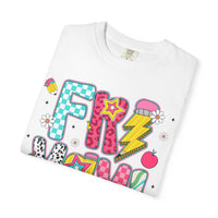 Fri-Yay Fizzy Pop Cartoon Letters Comfort Colors T-Shirt