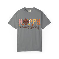 Comfort Colors Unisex Happy Thanksgiving T-Shirt