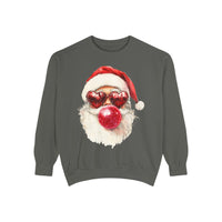 Santa Bubble Blowing Comfort Colors Unisex Sweatshirt