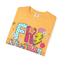Fri-Yay Fizzy Pop Cartoon Letters Comfort Colors T-Shirt