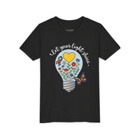 'Let Your Light Shine' Autism Awareness Bella Canvas Youth T-shirt