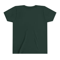 'Merry & Bright' Neon Pink & Green Bella Canvas Youth T-shirt for Christmas
