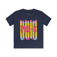 Kids Tee — Pink Pencils 'Pre-K' Back-to-School Graphic Shirt