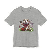 Vintage Bulldog Pride Football Bella Canvas Unisex T-shirt